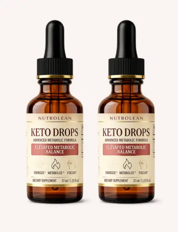 Two Nutrolean keto drops